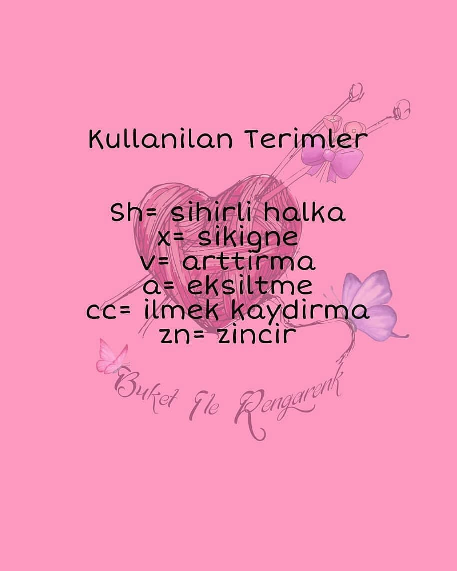 Kafası Tığ İşi Bebek Örgü Şeması