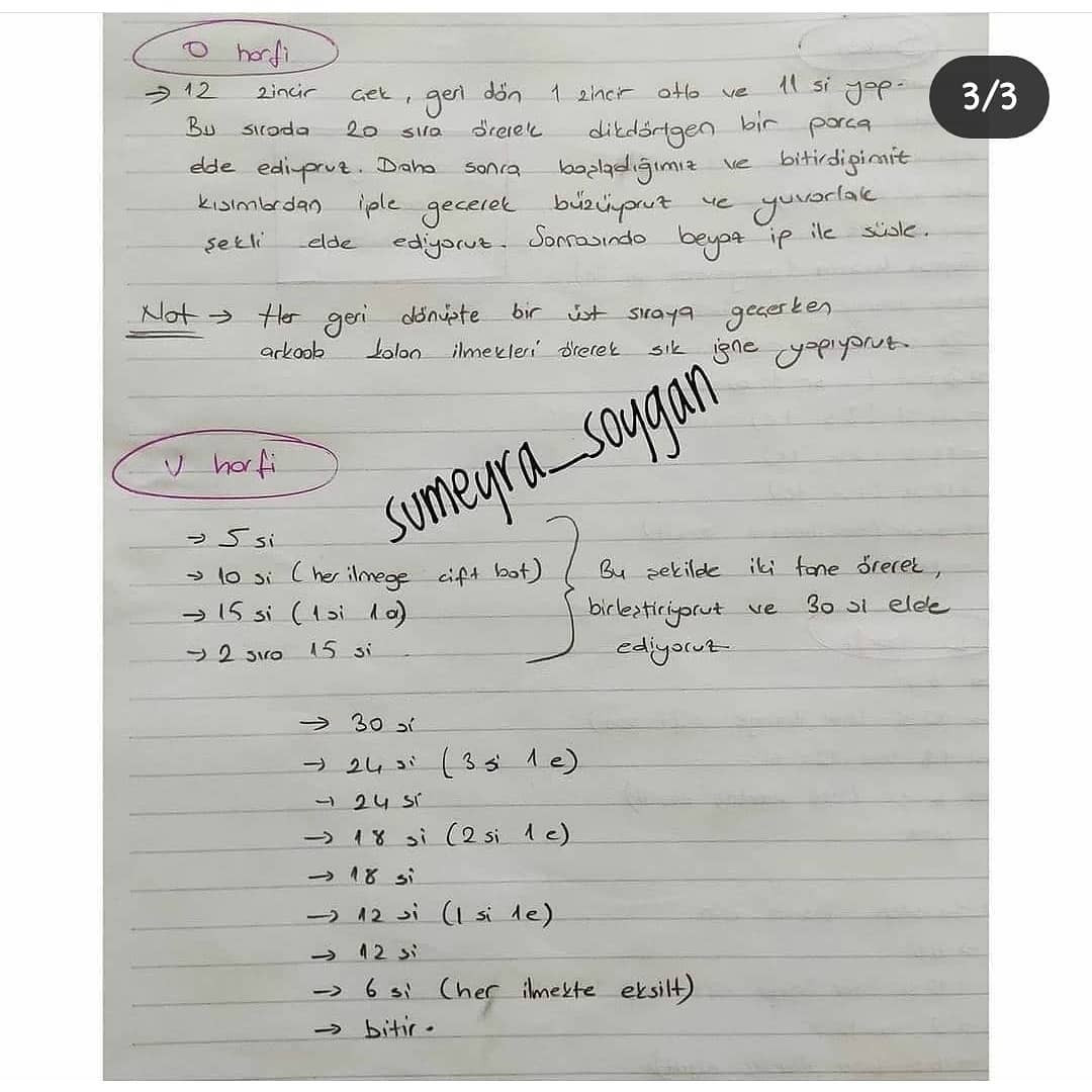 Kaktüs Sevgisi Örme Şeması