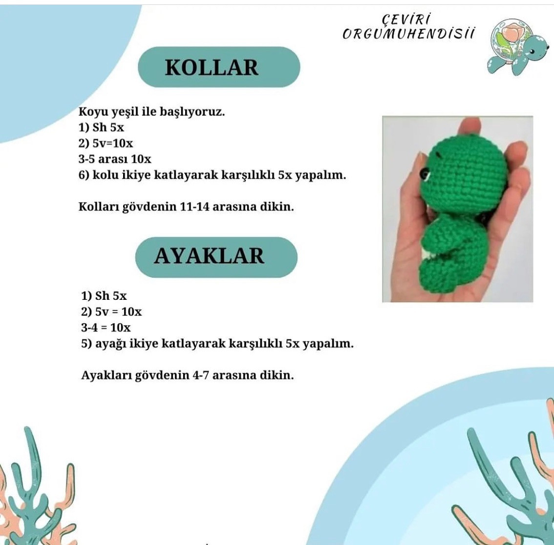 Kaplumbağa Amigurumi Yapımı (1/9)