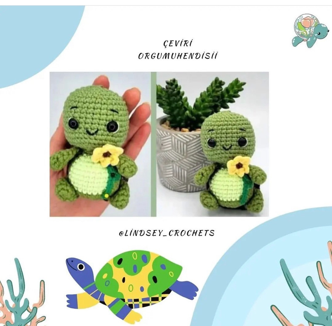 Kaplumbağa Amigurumi Yapımı (1/9)