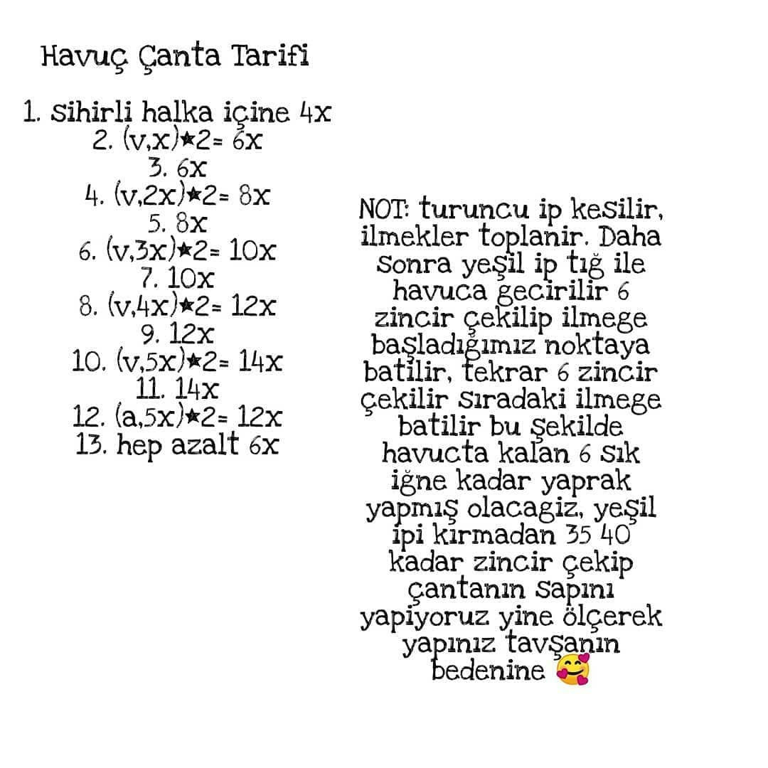 Kış Tavşanı Örgü Şeması