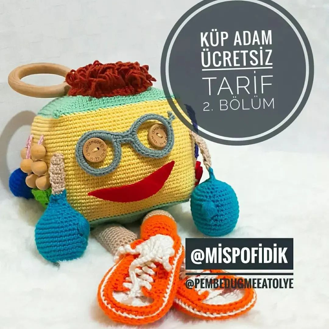 Küp Adam Amigurumi: Ücretsiz Tığ İşi Tarifi