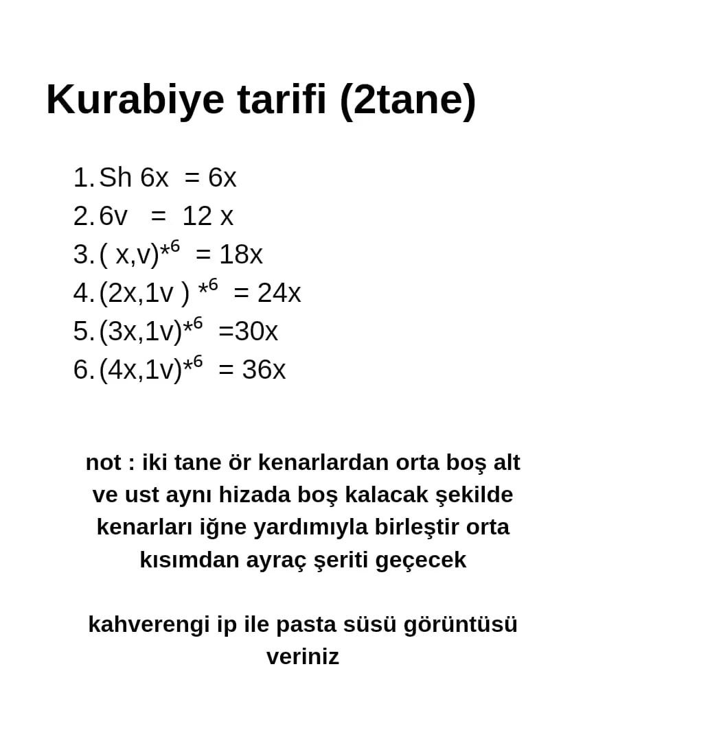 Kurabiye Canavarlı Kitap Ayracı Tığ İşi Tarifi