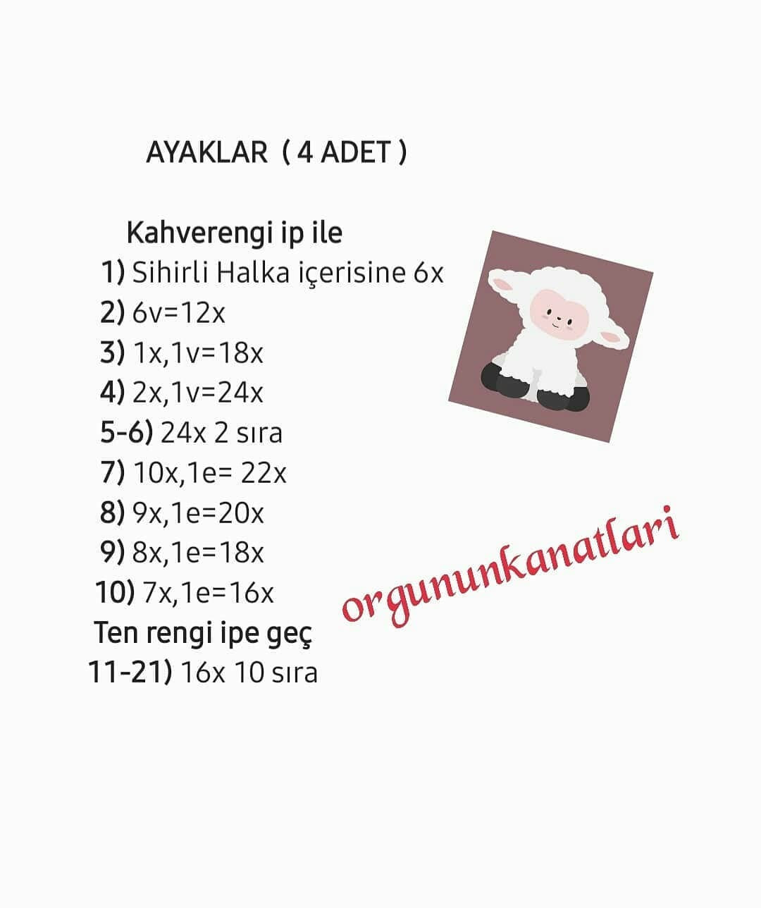 Kuzu Zoya Amigurumi: Ücretsiz Tığ İşi Tarifi