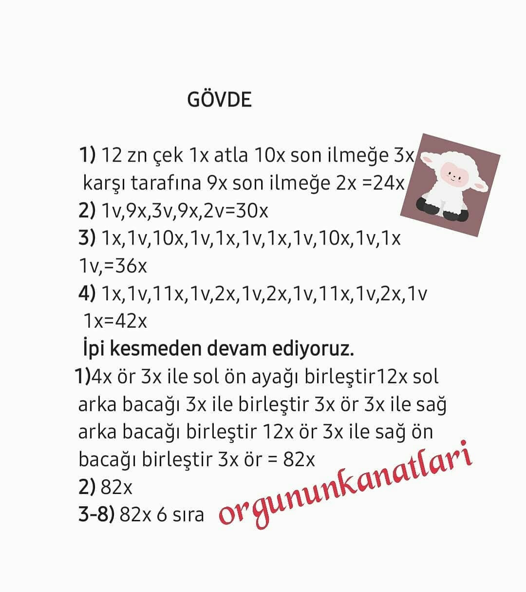 Kuzu Zoya Amigurumi: Ücretsiz Tığ İşi Tarifi