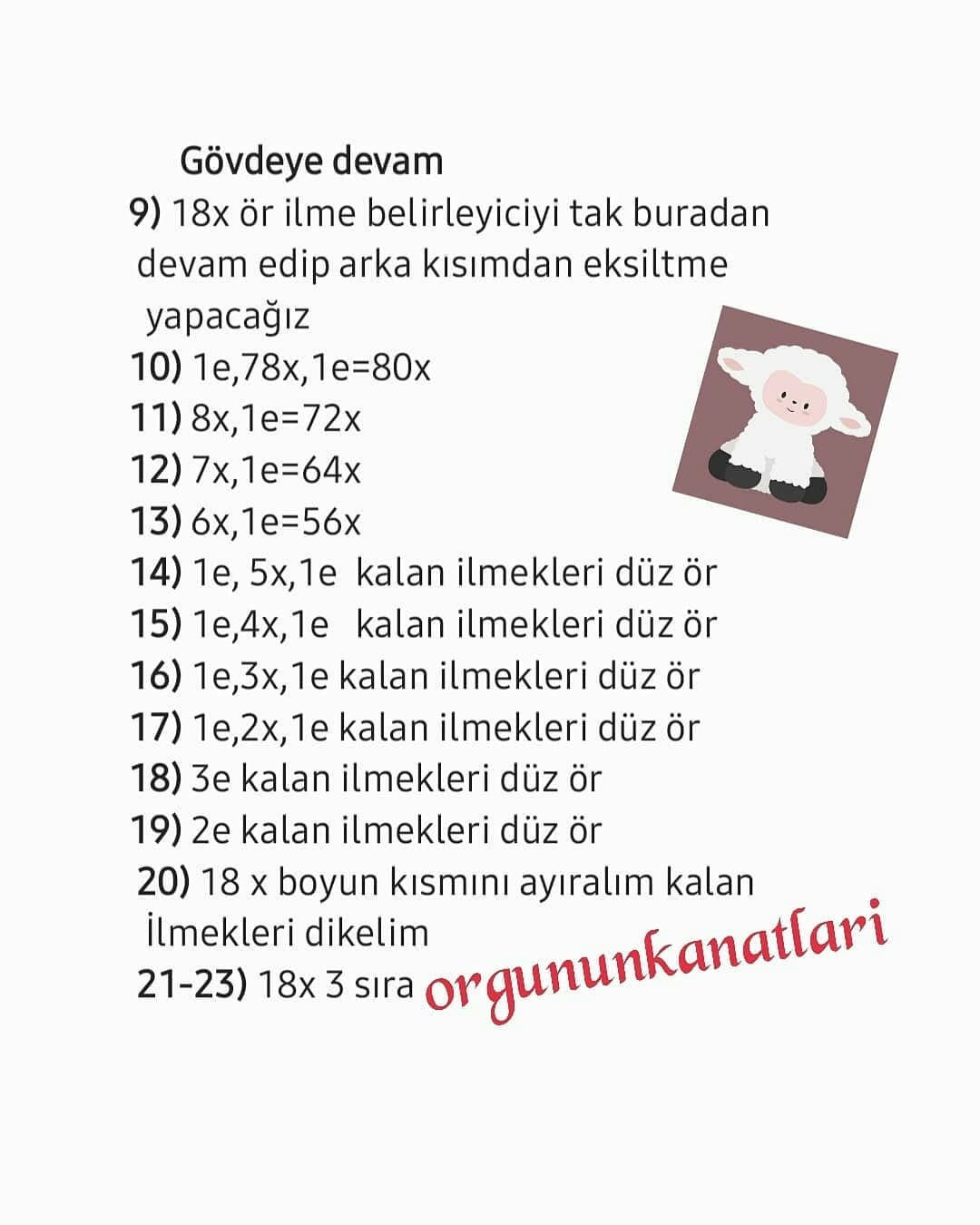 Kuzu Zoya Amigurumi: Ücretsiz Tığ İşi Tarifi