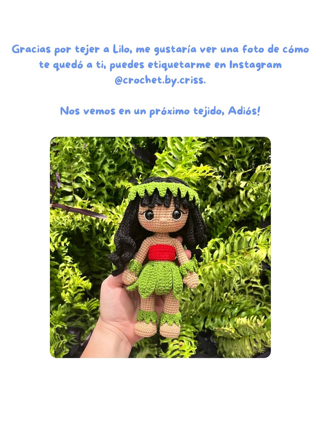 Lilo Patrón Gratis: Amigurumi Crochet
