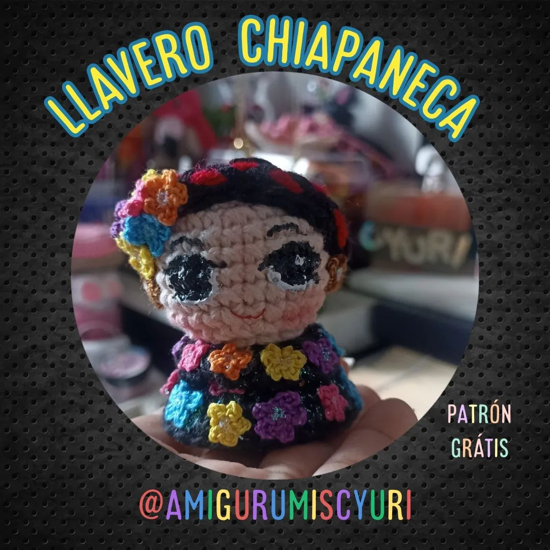 LLAVERO CHIAPANECA: Patrón Amigurumi Gratis