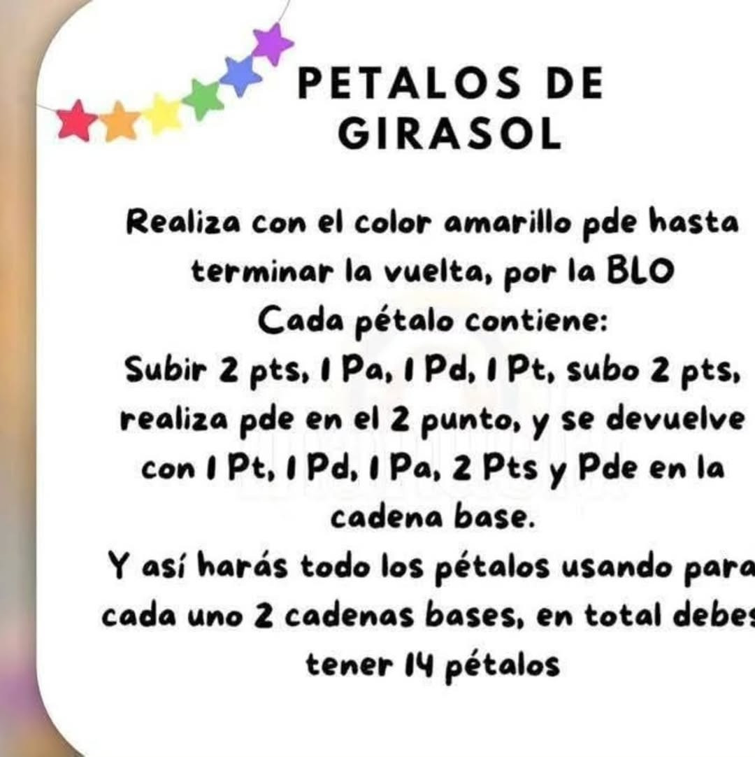 Llavero de girasol tejido a crochet: patrón gratis