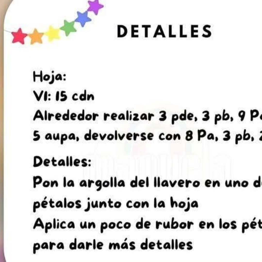 Llavero de girasol tejido a crochet: patrón gratis