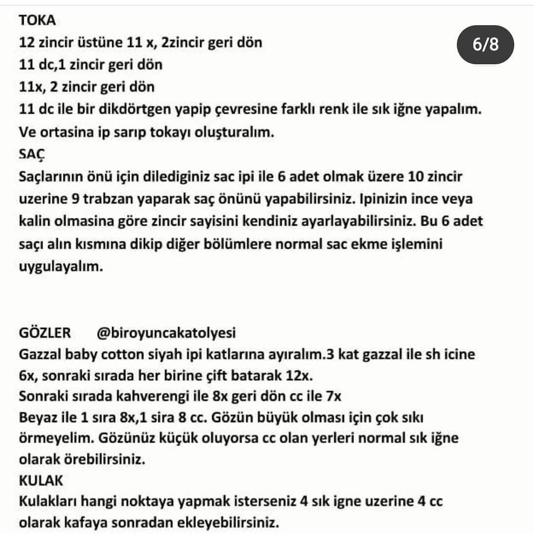 LOL Sürpriz Bebek Tığ İşi Şeması