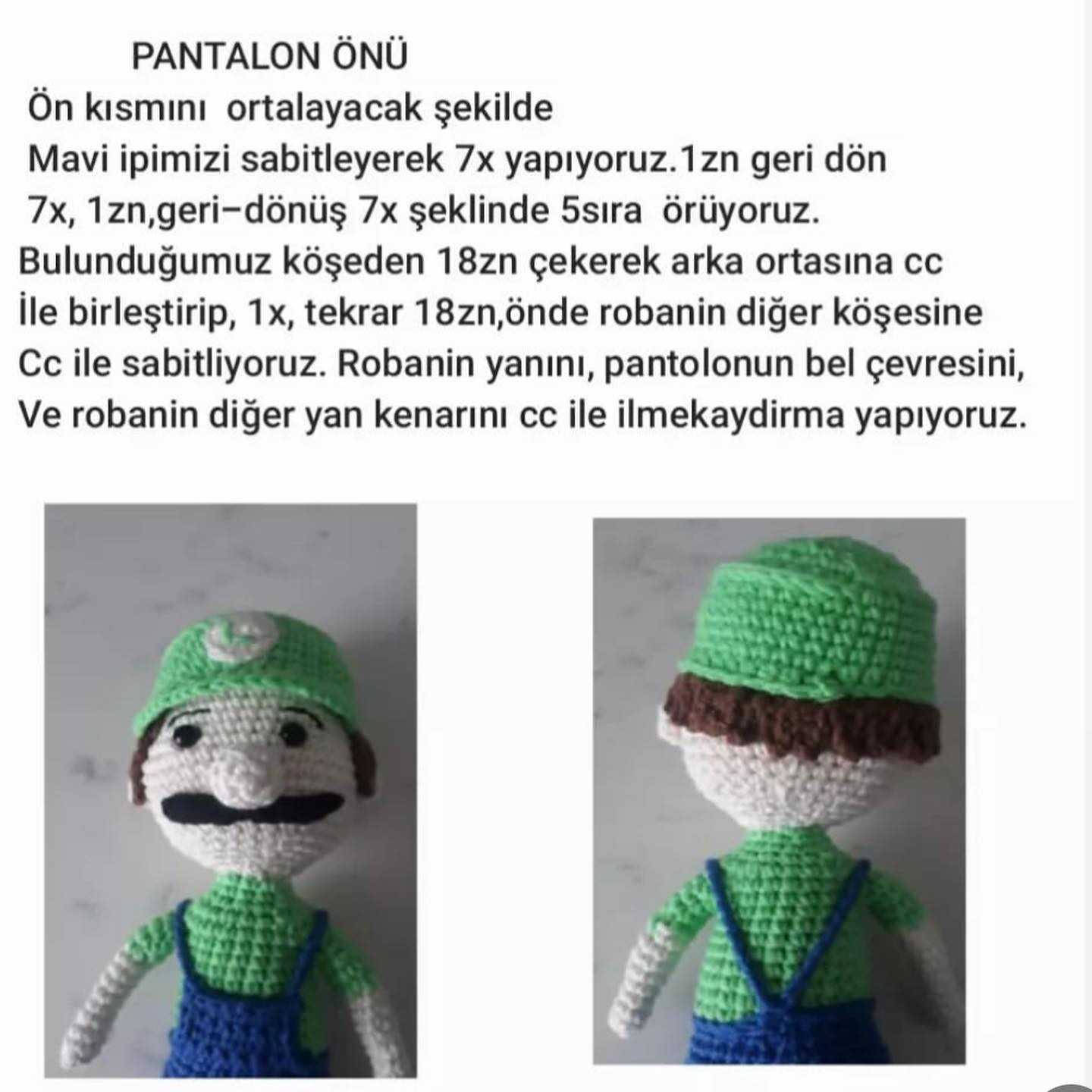 LÜCİ VE MARİO AMİGURUMİ ÜCRETSİZ TARİFİ