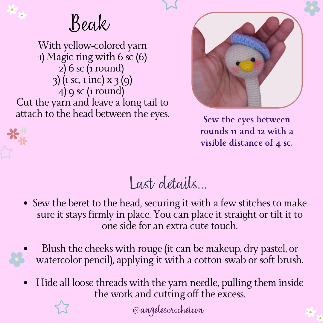 Marciel - El Patito Viajero: Patrón de Crochet Gratis