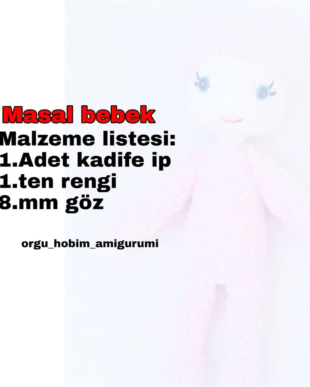 Masal bebek amigurumi ücretsiz yapılışı