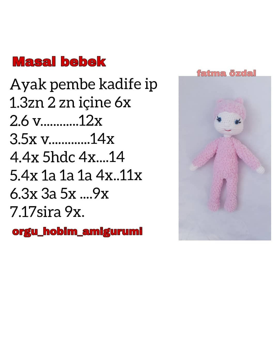 Masal bebek amigurumi ücretsiz yapılışı