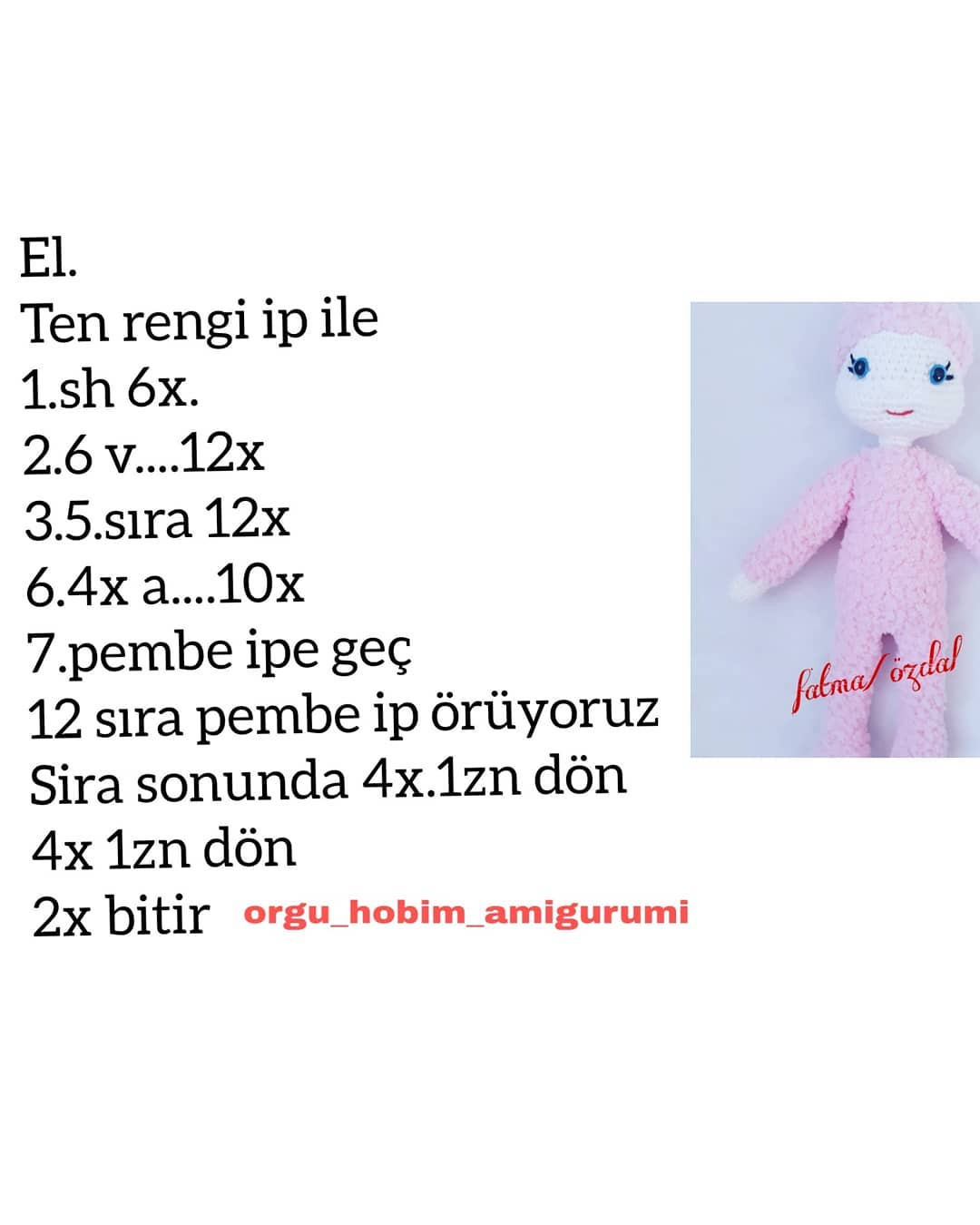 Masal bebek amigurumi ücretsiz yapılışı