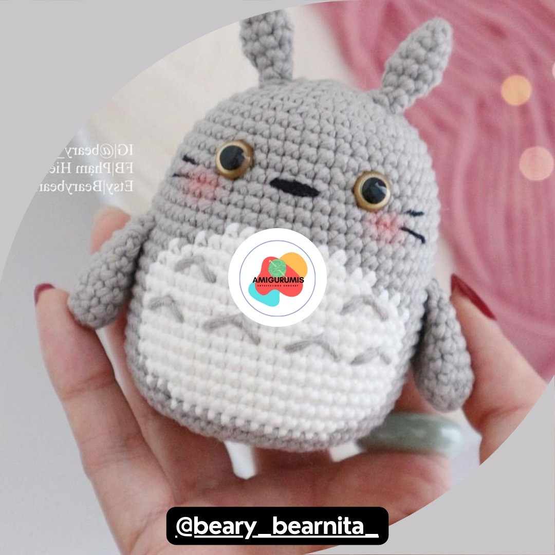 Mẫu móc len Totoro nhỏ dễ thương, miễn phí