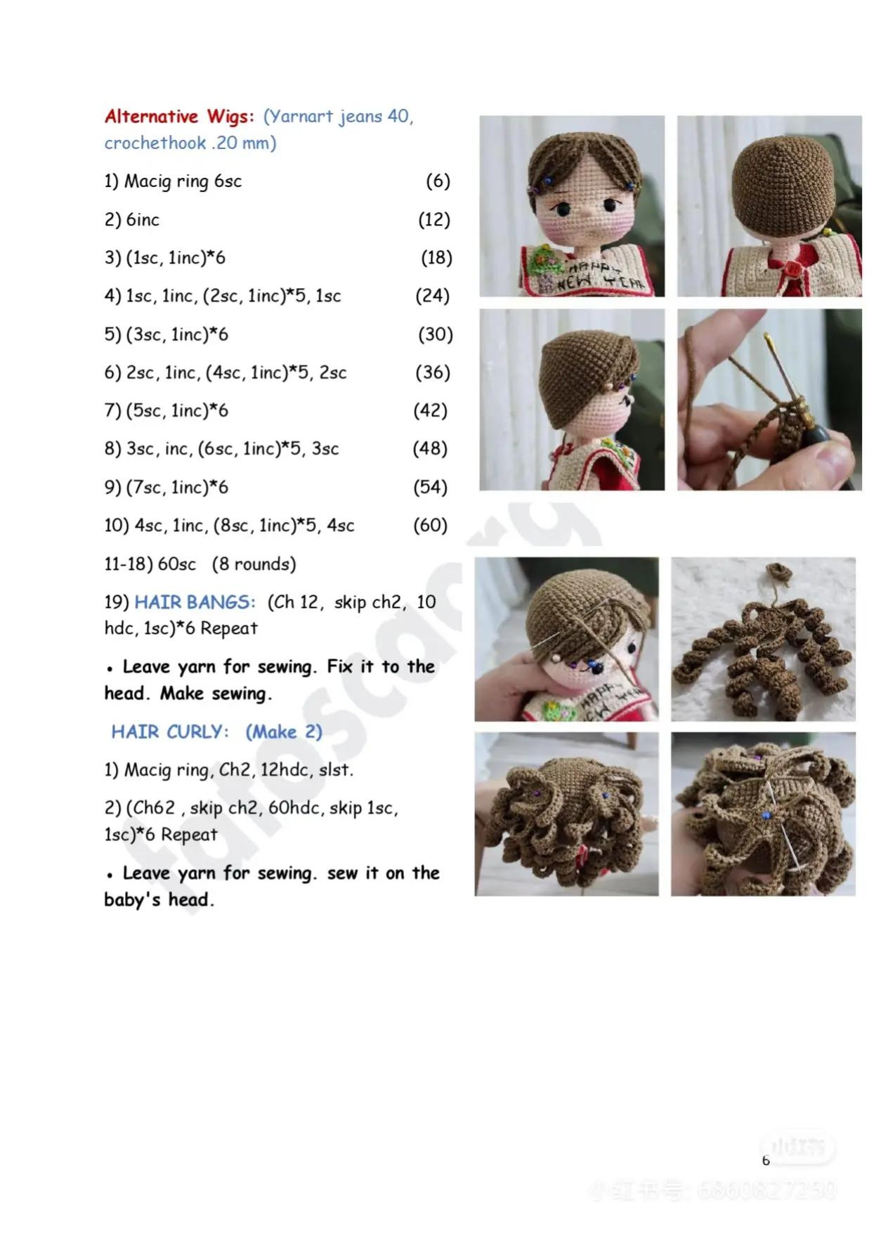 Maya Doll Crochet Pattern: Celebrate New Year and Halloween in Style