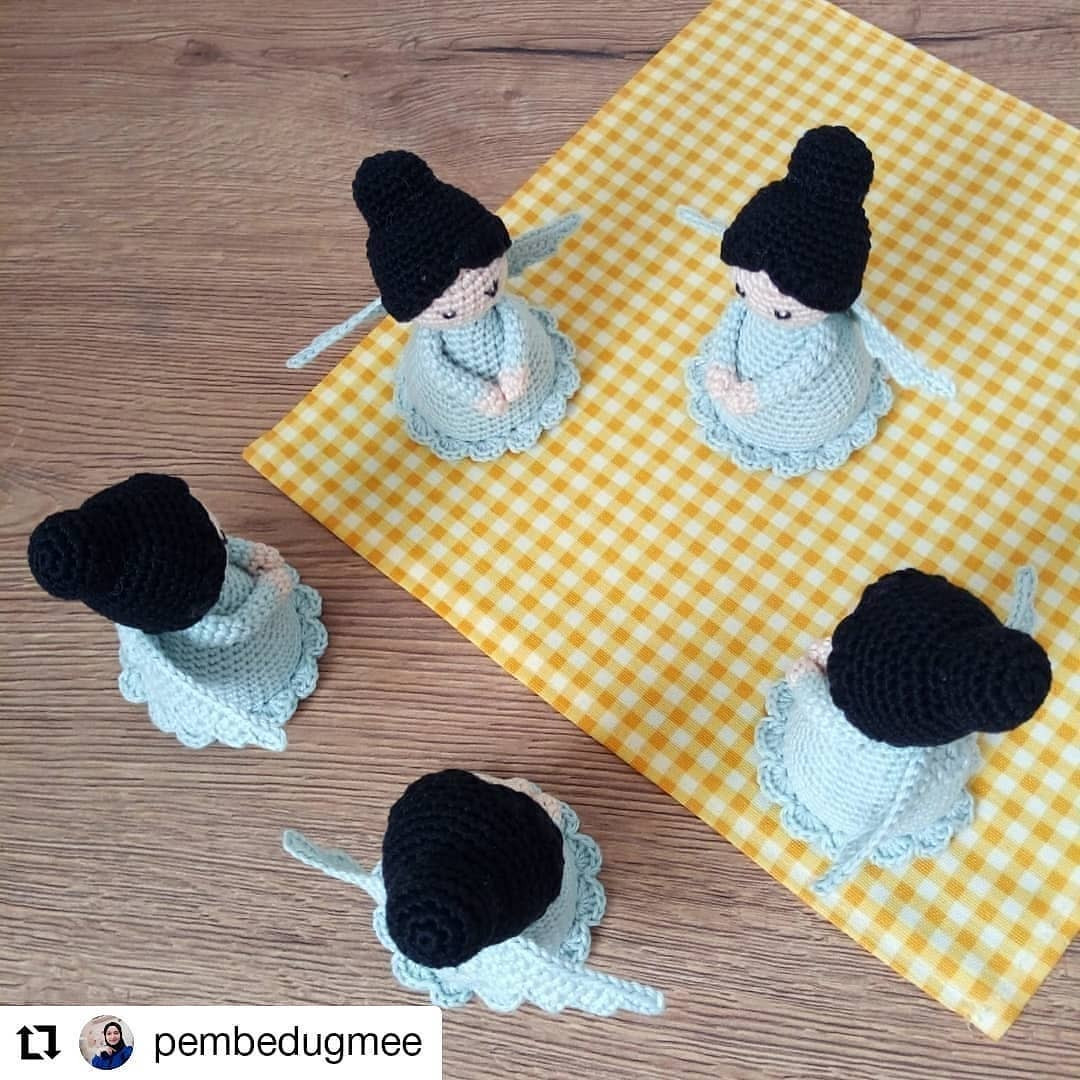 Melek Amigurumi Tığ İşi Tarifi