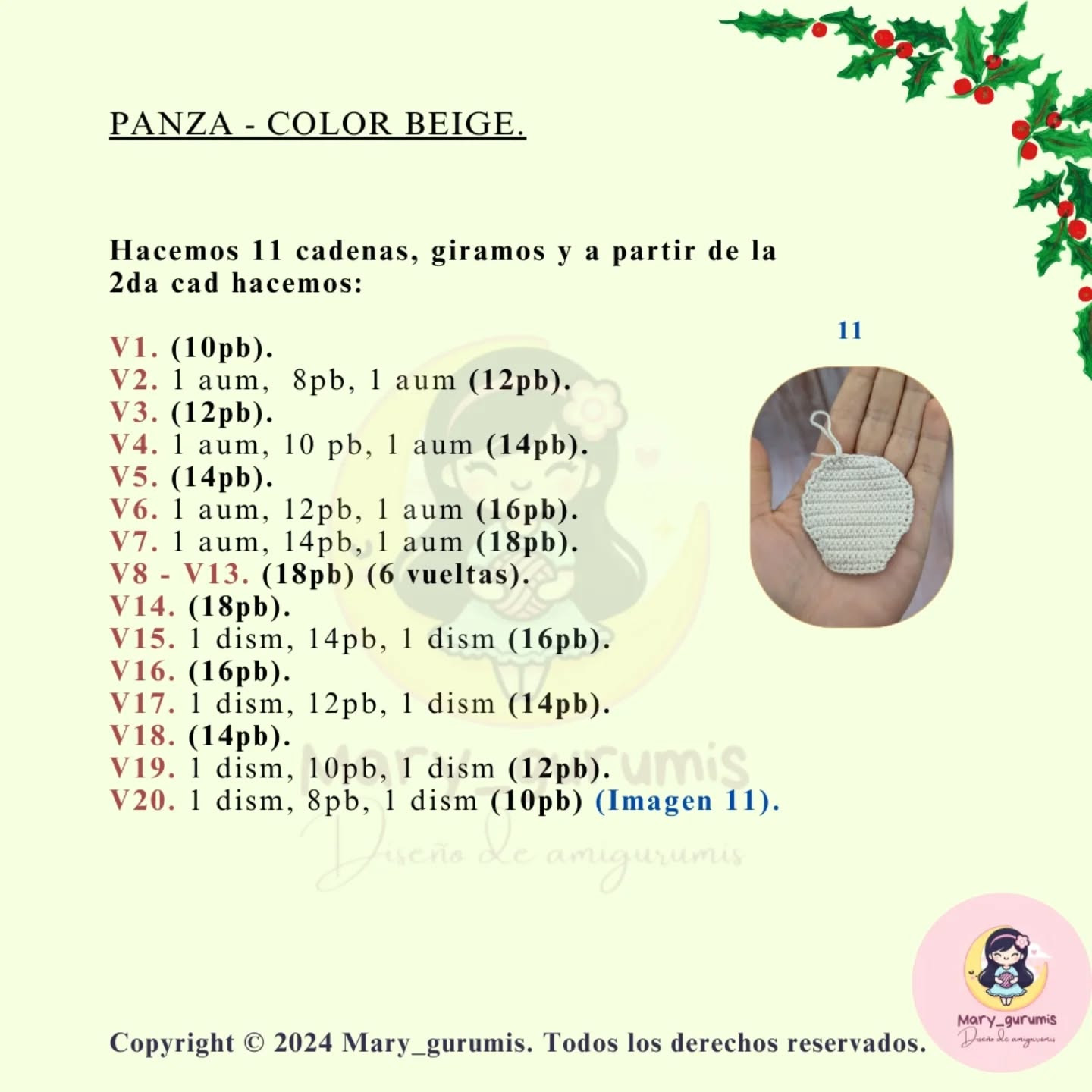 MI VECINO TOTORO: Patrón de amigurumi navideño gratuito