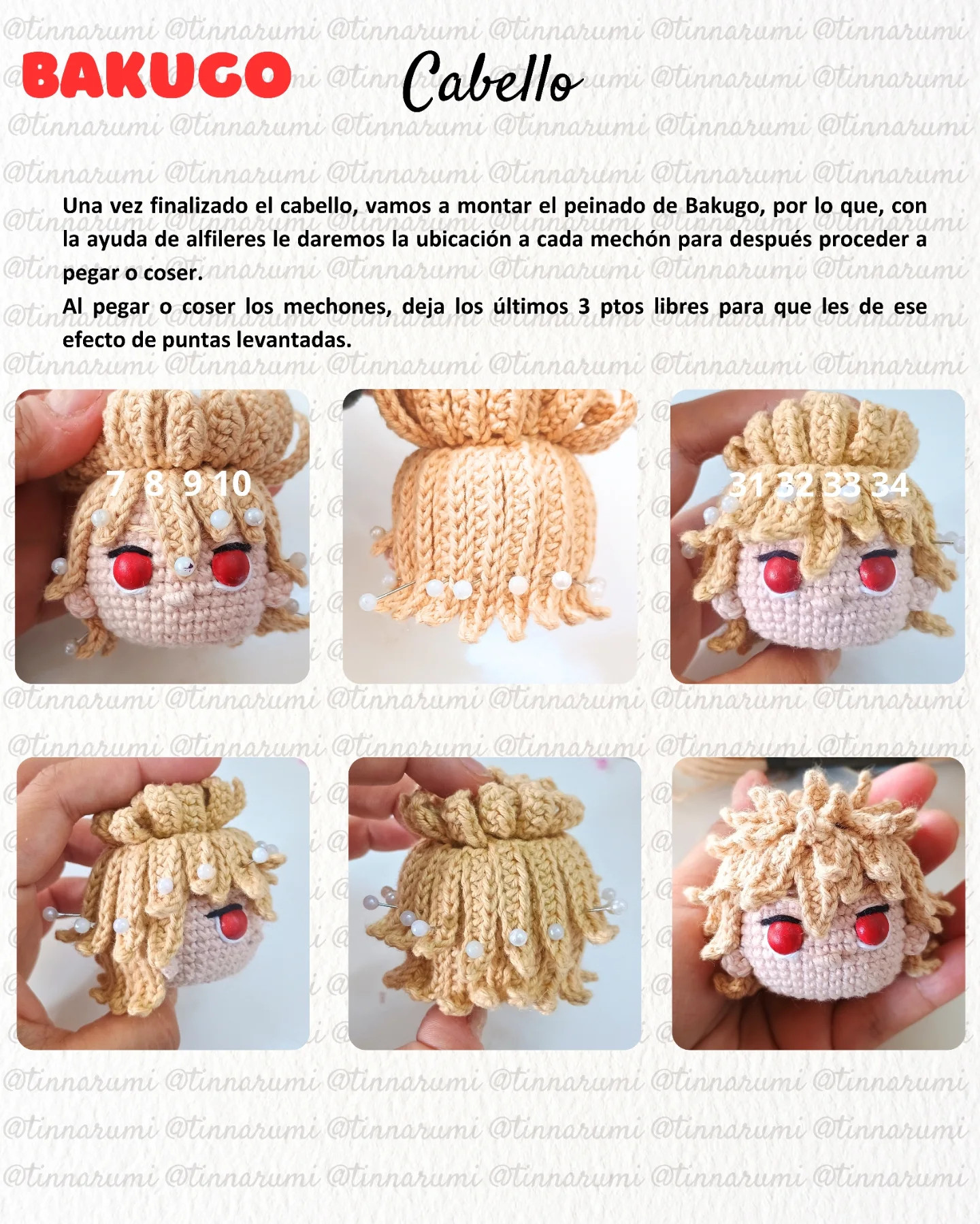 Mini Deku y Bakugo: Patrón amigurumi gratis