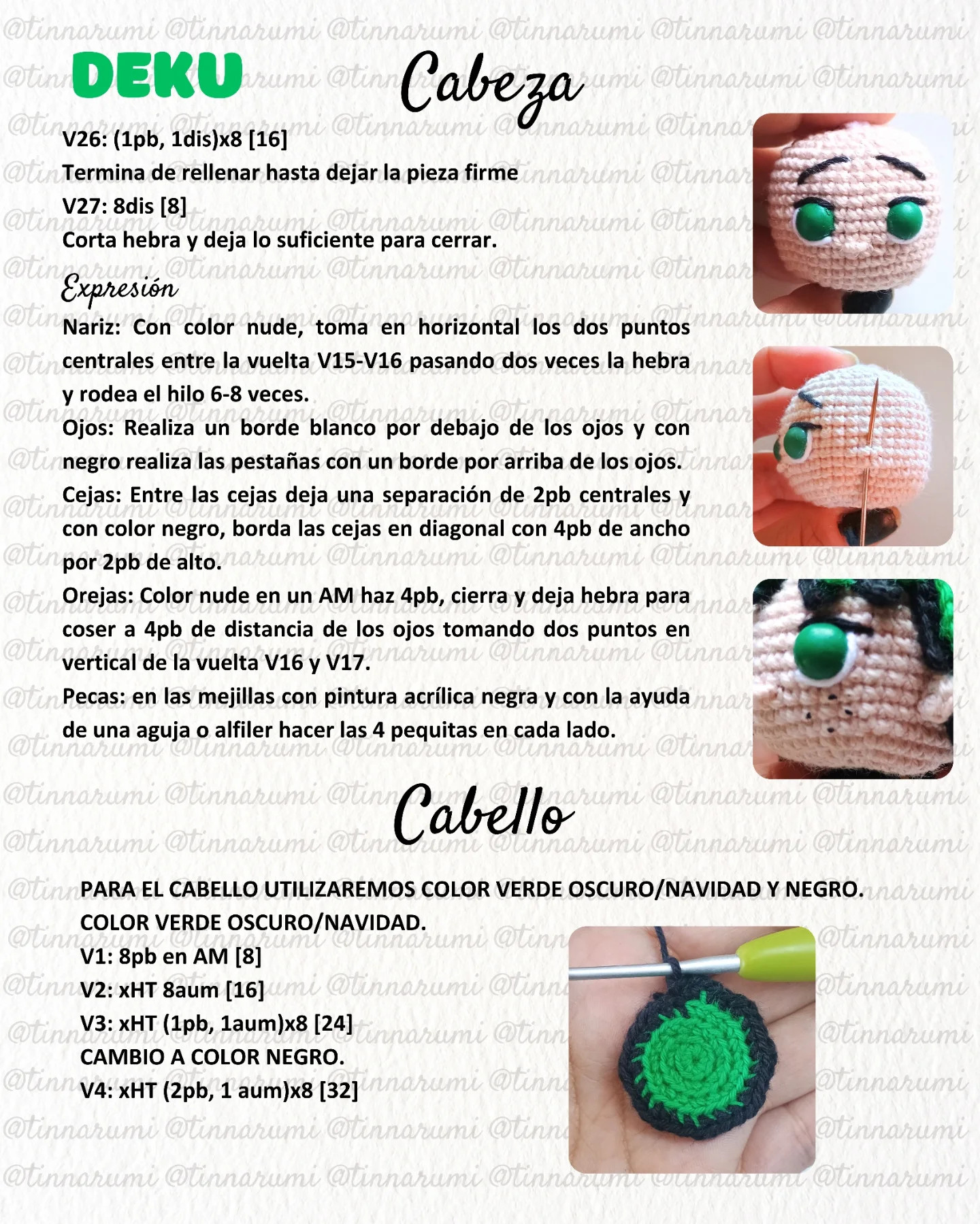 Mini Deku y Bakugo: Patrón amigurumi gratis