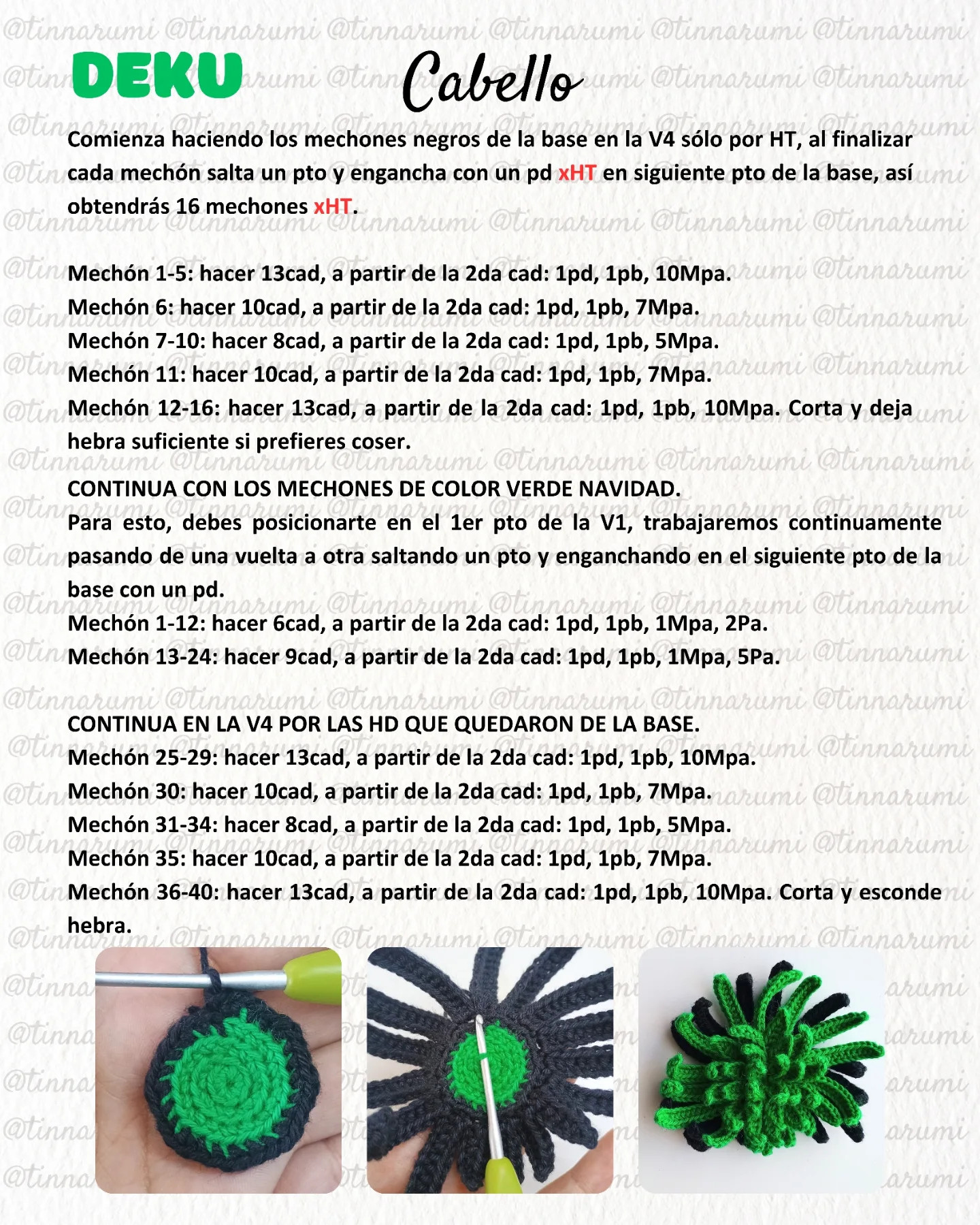 Mini Deku y Bakugo: Patrón amigurumi gratis