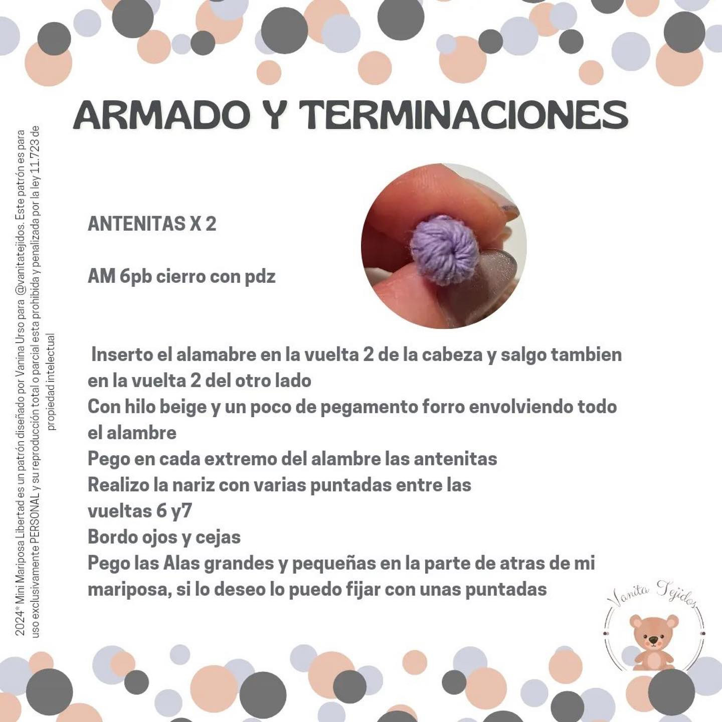 Mini Mariposa Libertad: Tutorial Gratuito de Ganchillo