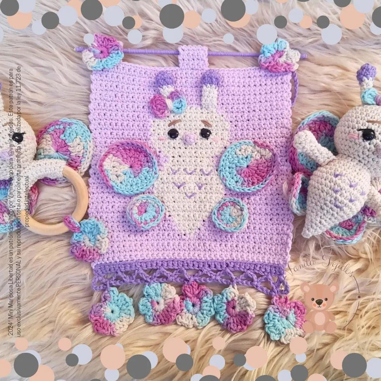 Mini Mariposa Libertad: Tutorial Gratuito de Ganchillo