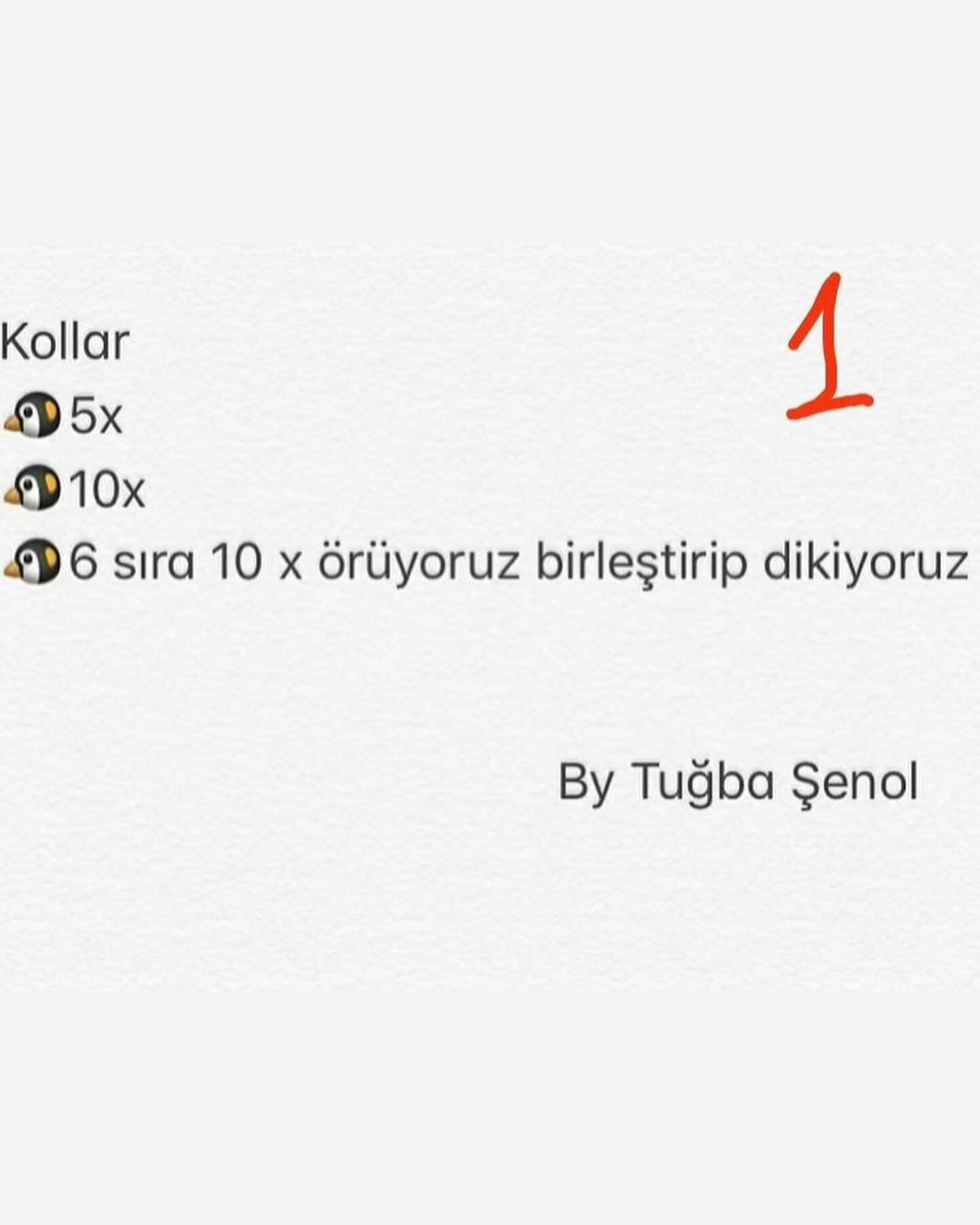 Minik Penguenler Tığ İşi Tarifi