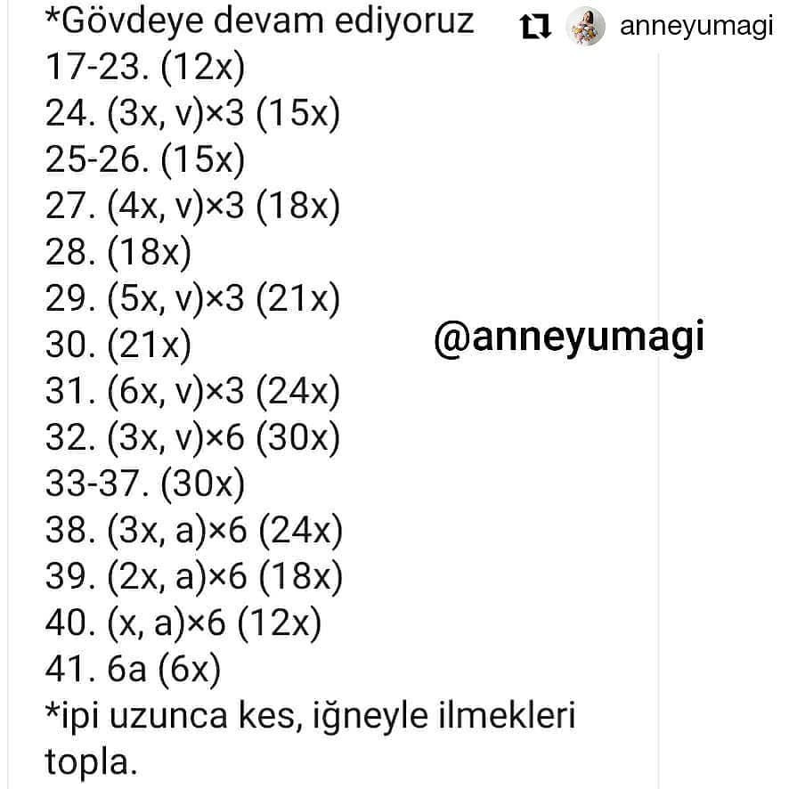 MİNİK ZUZU AMİGURUMİ TARİFİ S E L A M 🧡