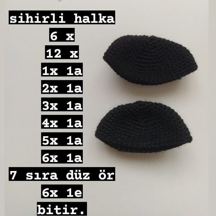 Minnie Mouse Kışlık Örgü Taç Tarifi