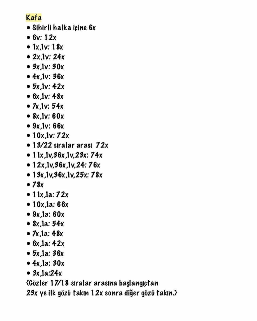 MİNYATÜR BOĞA AMİGURUMİ ÖRNEĞİ - 1. KISIM
