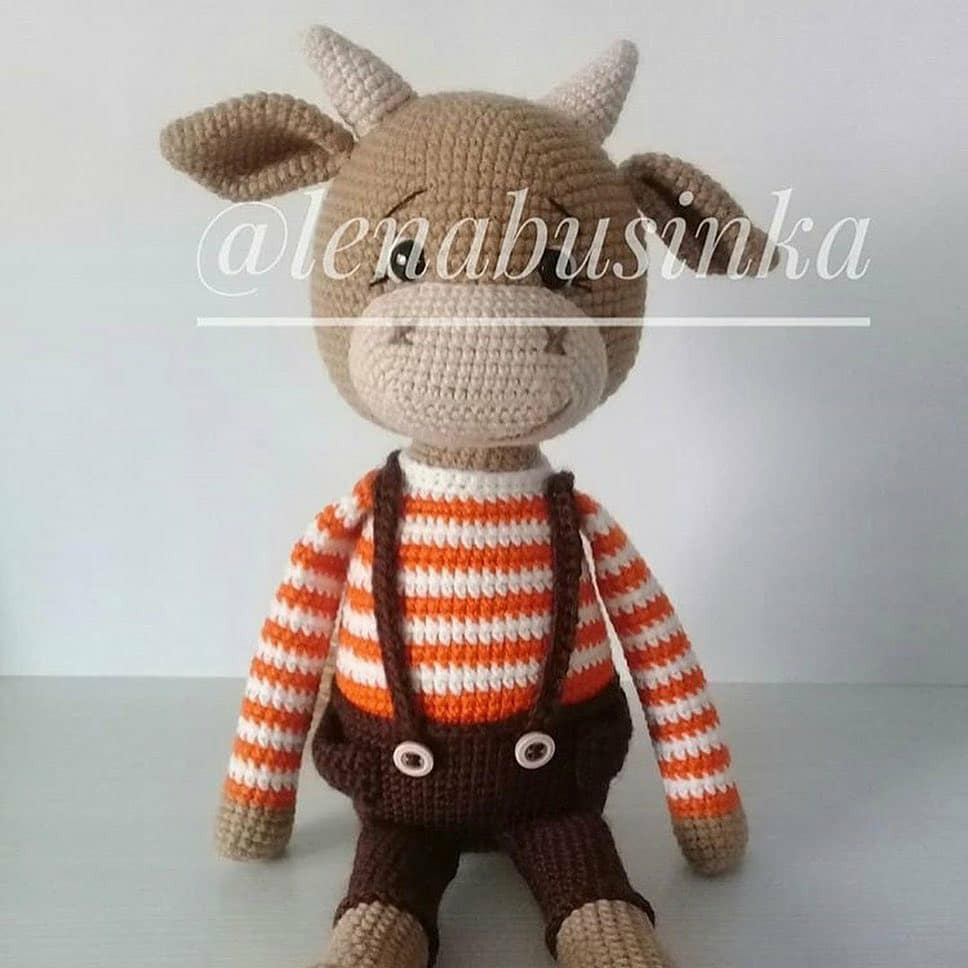 MİNYATÜR BOĞA AMİGURUMİ ÖRNEĞİ - 1. KISIM