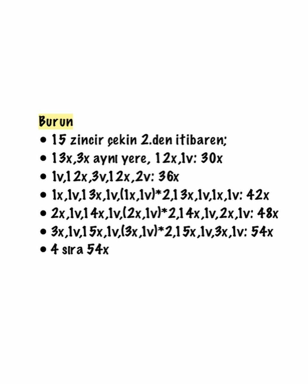 MİNYATÜR BOĞA AMİGURUMİ ÖRNEĞİ - 1. KISIM