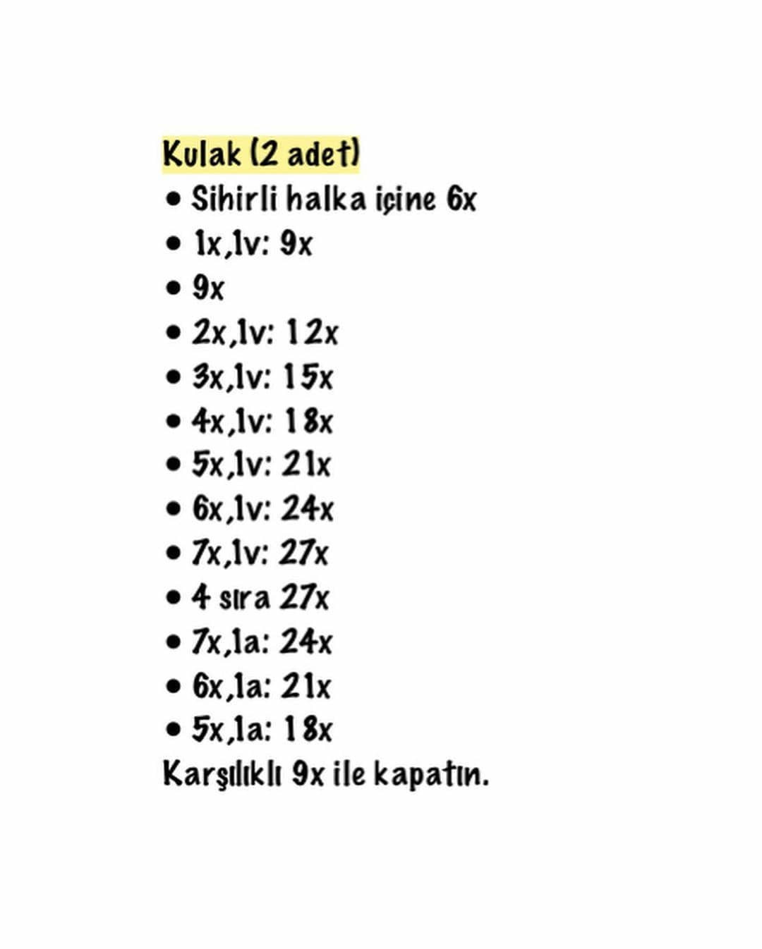 MİNYATÜR BOĞA AMİGURUMİ ÖRNEĞİ - 1. KISIM