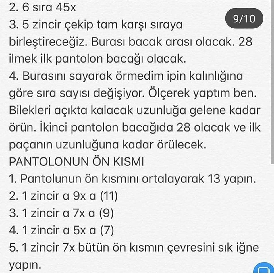 Minyon Bebek Amigurumi Şeması
