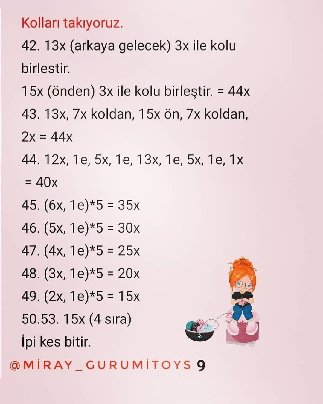 MİRAY BEBEK: ÜCRETSİZ 2. KISIM AMİGURUMİ TARİFİ