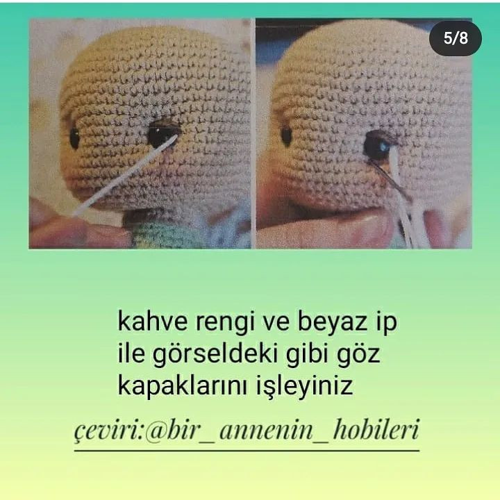 MİRAY BEBEK: ÜCRETSİZ 2. KISIM AMİGURUMİ TARİFİ