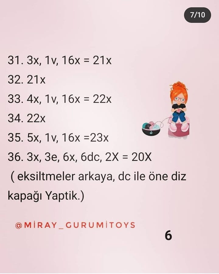 MİRAY BEBEK: ÜCRETSİZ 2. KISIM AMİGURUMİ TARİFİ