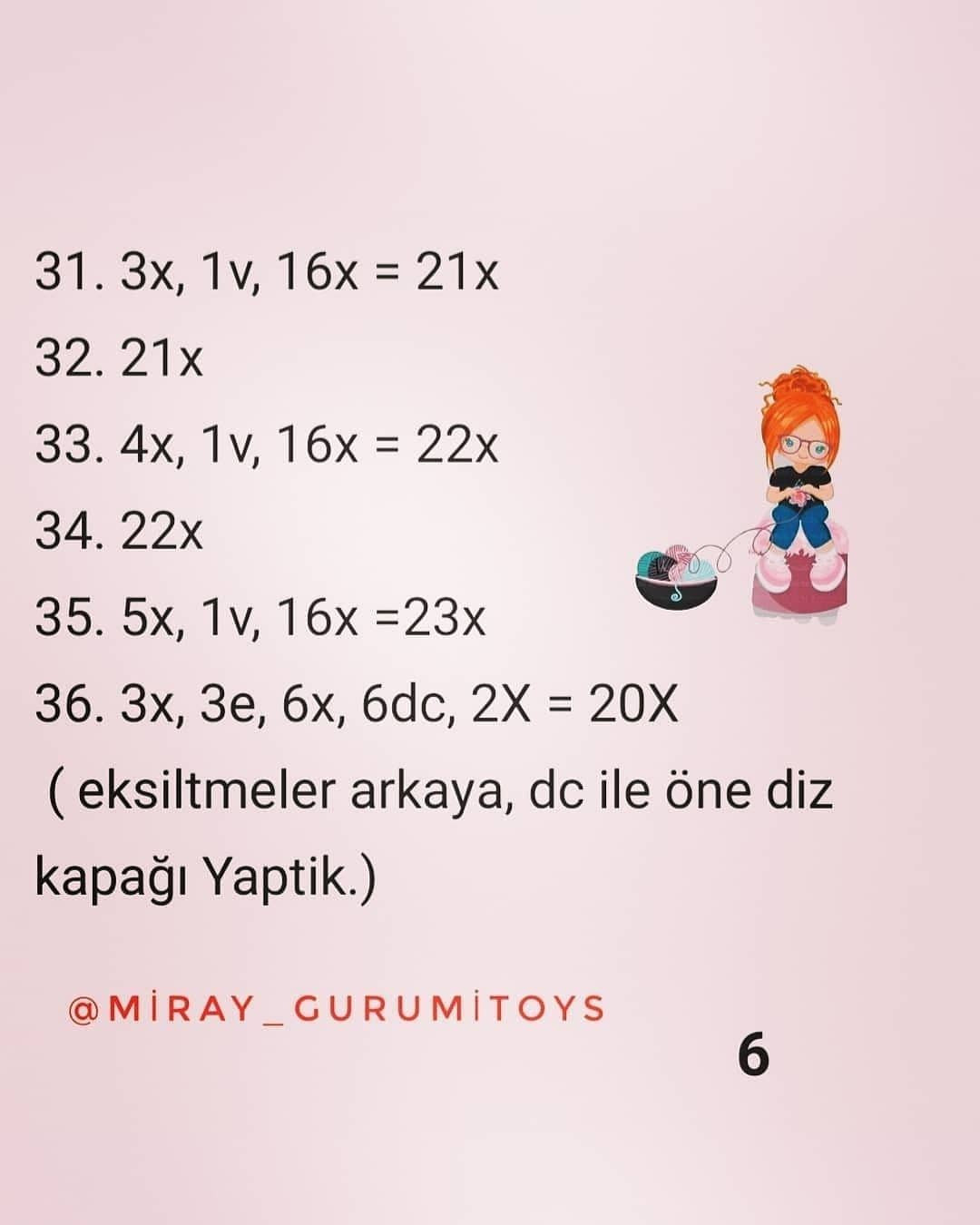 MİRAY BEBEK: ÜCRETSİZ 2. KISIM AMİGURUMİ TARİFİ