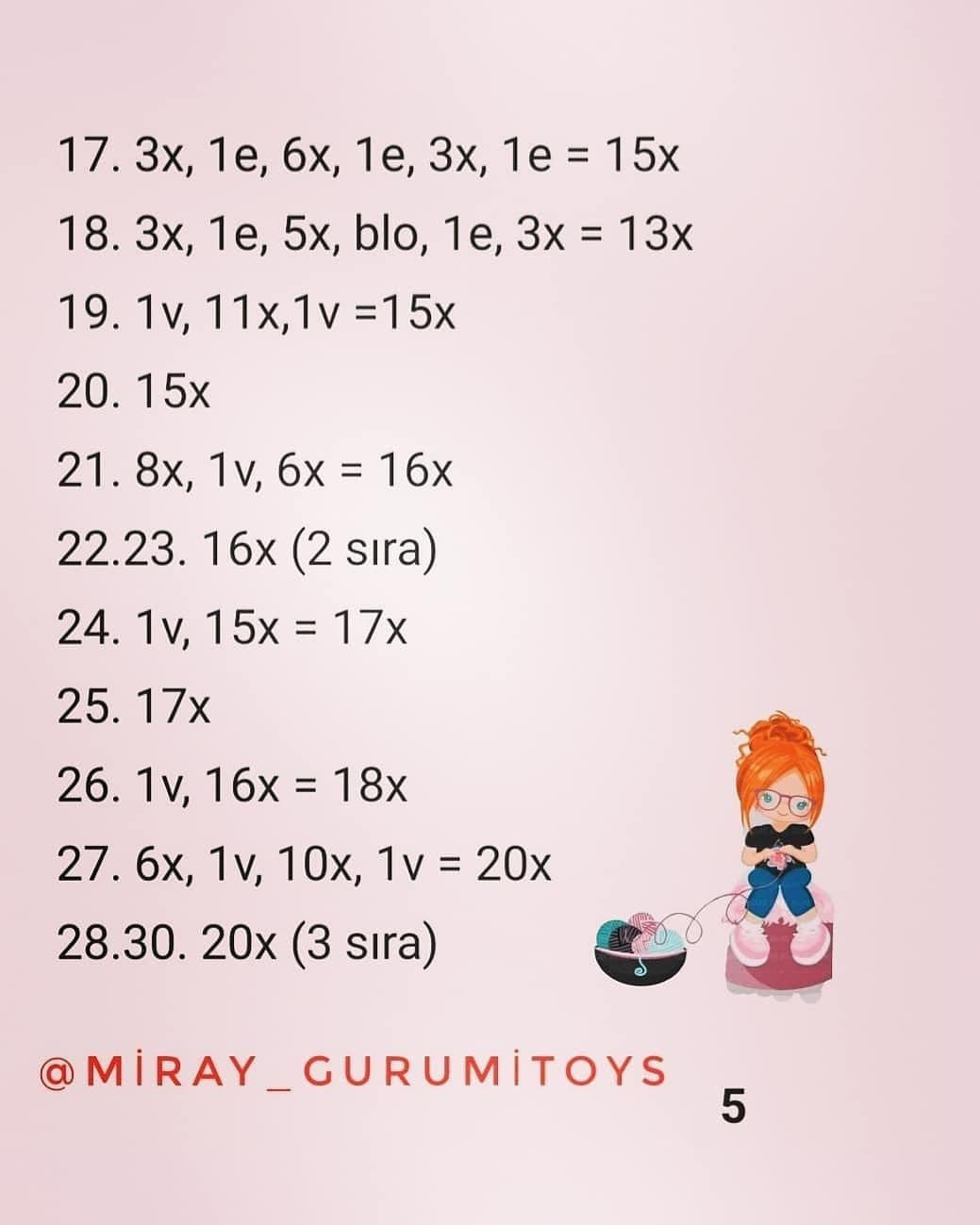 MİRAY BEBEK: ÜCRETSİZ 2. KISIM AMİGURUMİ TARİFİ