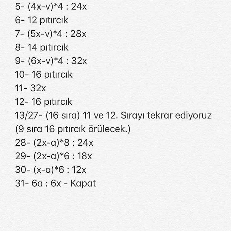 Mısır Amigurumi Yapımı