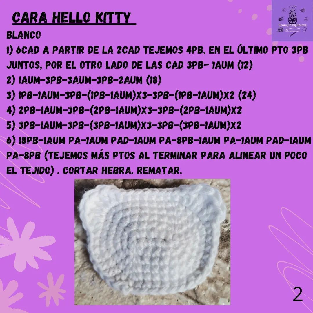Móc len móc chìa khóa Hello Kitty