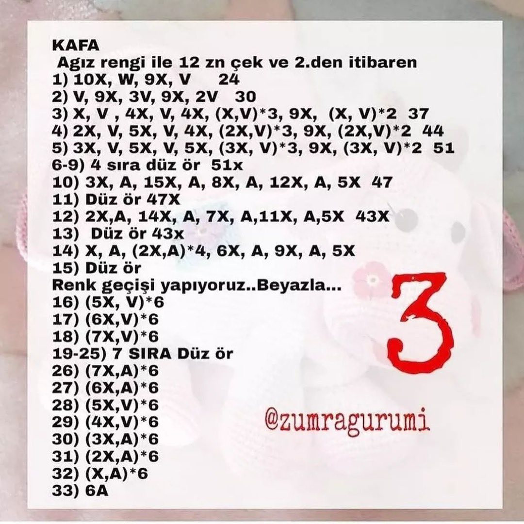MÖÇÜK ŞEKLİNDE ÖRGÜ ÇANTA KULLANIM KILAVUZU