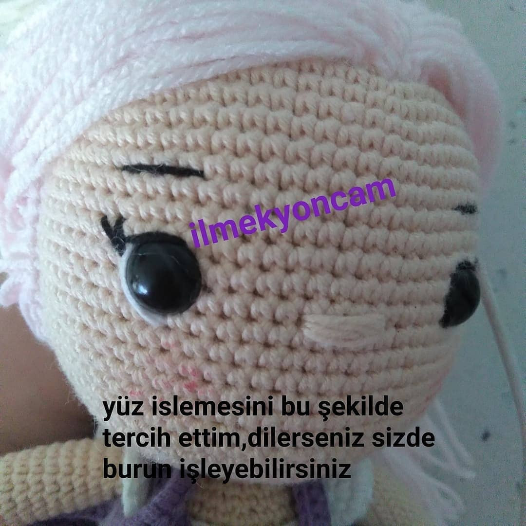 Mona Girl Amigurumi: Ücretsiz Yapım Şeması