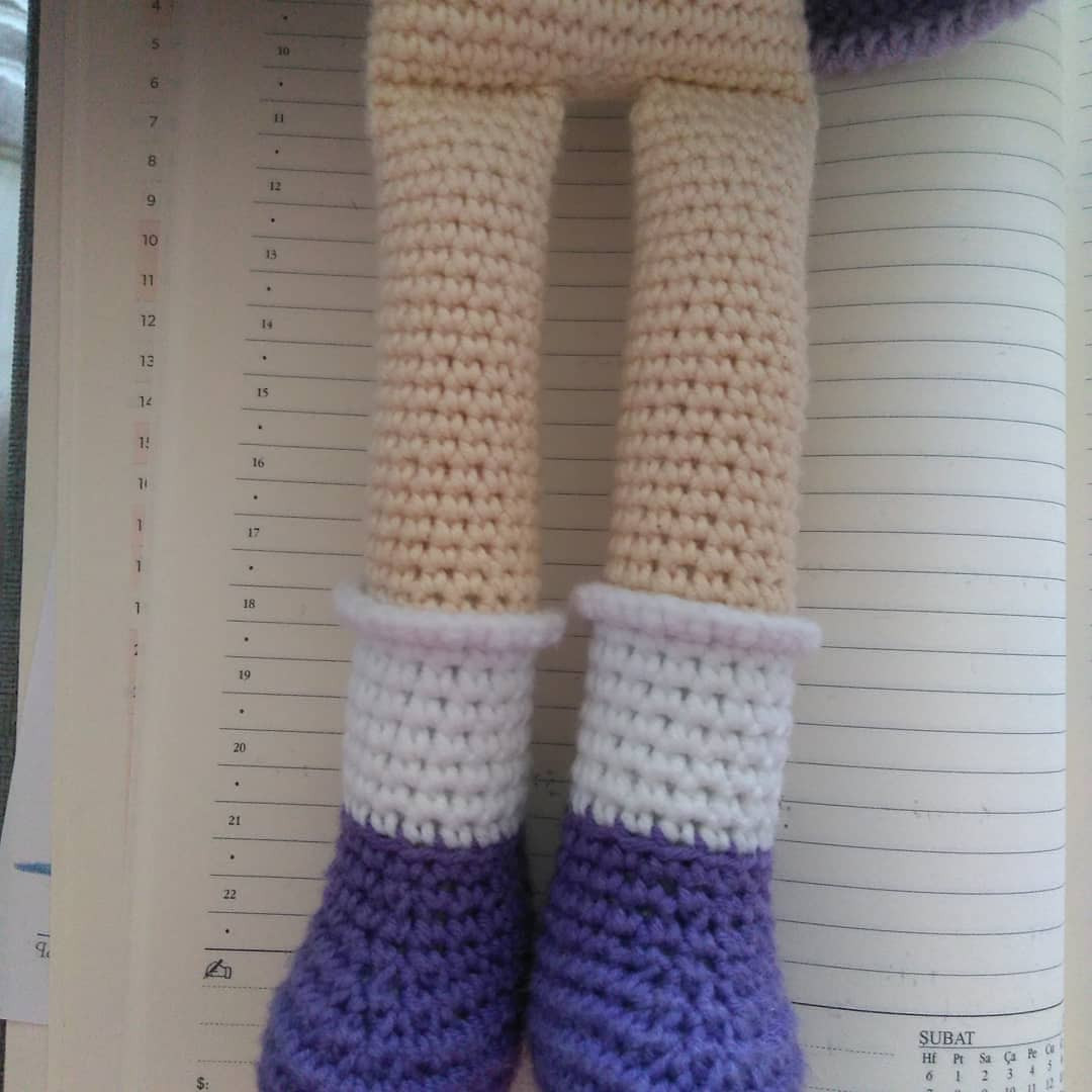 Mona Girl Amigurumi: Ücretsiz Yapım Şeması