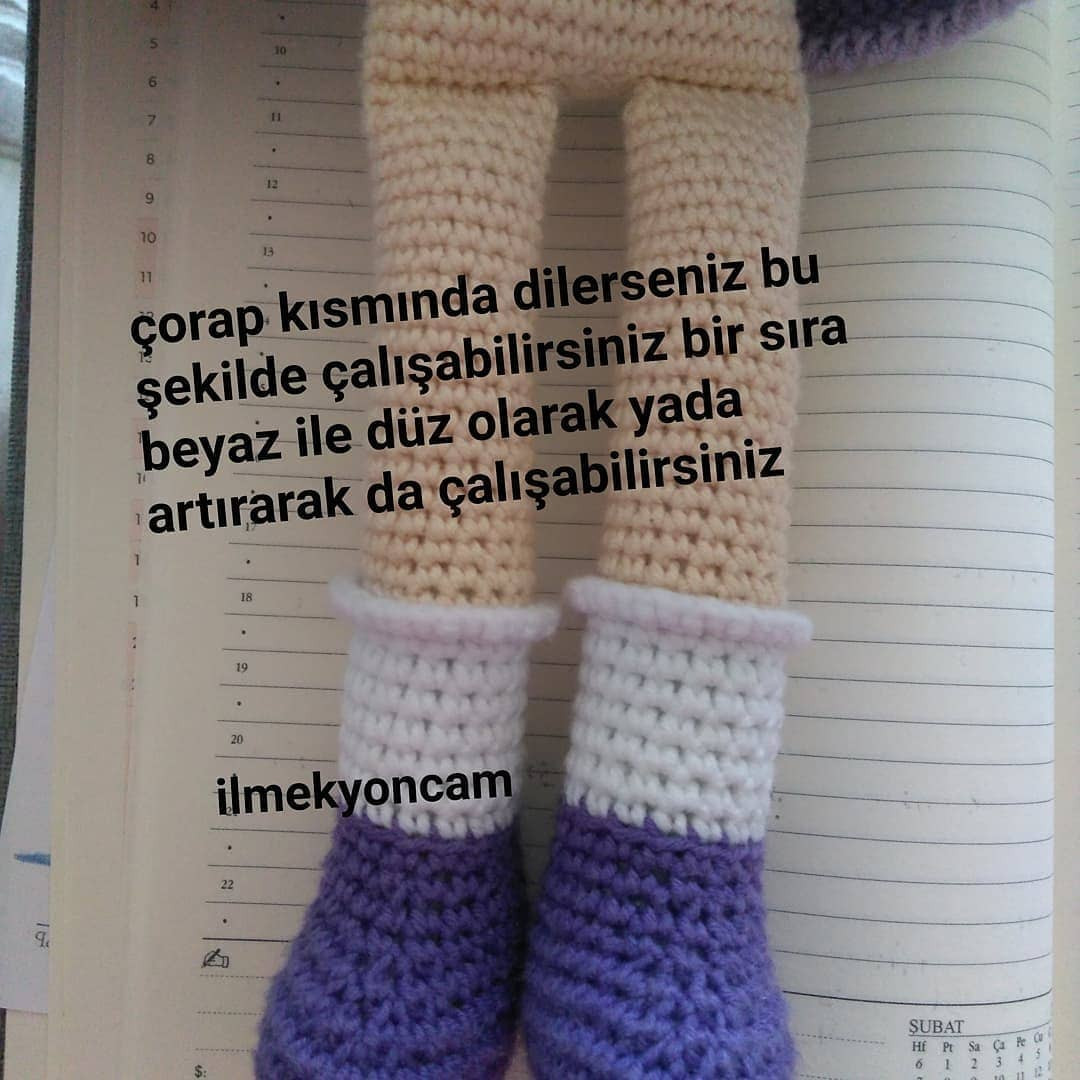 Mona Girl Amigurumi: Ücretsiz Yapım Şeması