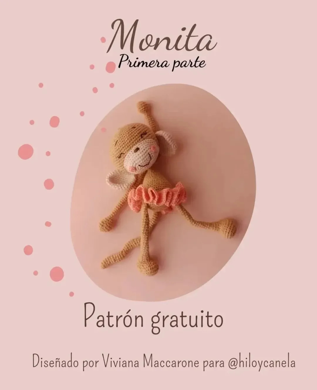 Monita bailarina: Patrón de crochet gratuito - Parte 1