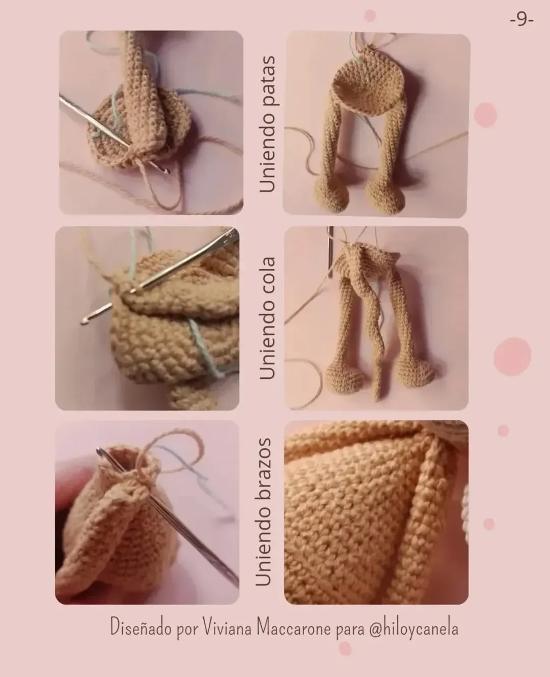 Monita bailarina: Patrón de crochet gratuito - Parte 1
